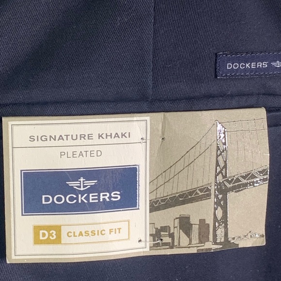 Dockers Classic Fit Cotton Black Pants NWT | W44/L30 - Picture 6 of 8